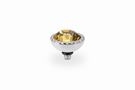 Qudo Silver Topper Bocconi 11mm - Golden Topaz