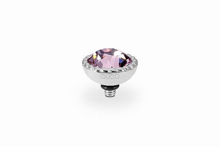 Qudo Silver Topper Bocconi 11mm - Light Amethyst