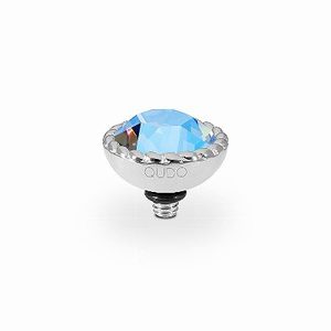 Qudo Silver Topper Bocconi 11mm - Light Sapphire Shimmer