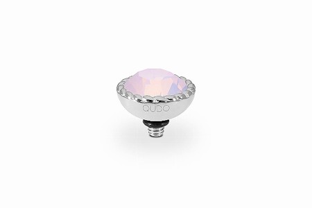 Qudo Silver Topper Bocconi 11mm - Rose Opal