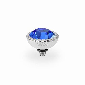 Qudo Silver Topper Bocconi 11mm - Sapphire