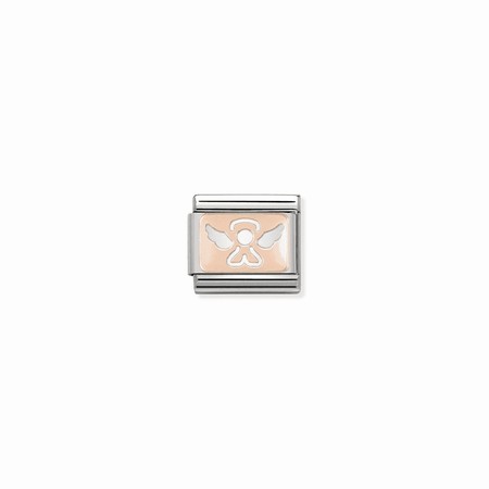Nomination Rose Gold Angel Plate Composable Charm