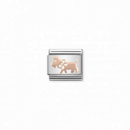 Nomination Rose Gold Dog Composable Charm