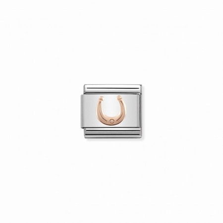 Nomination Rose Gold Horseshoe Composable Charm