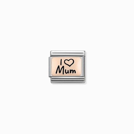 Nomination Rose Gold I Love Mum Composable Charm