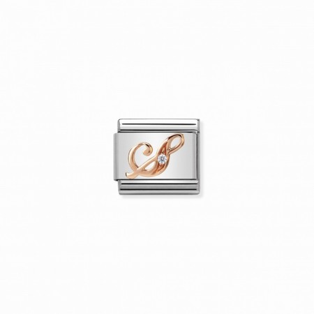 Nomination Letter Rose Gold S Composable Charm