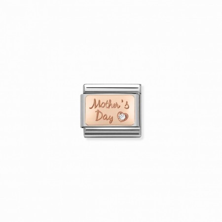 Nomination Rose Gold Mother's Day CZ Composable Charm