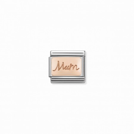 Nomination Rose Gold Mum Plate Composable Charm