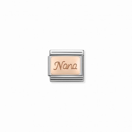 Nomination Rose Gold Nana Plate Composable Charm