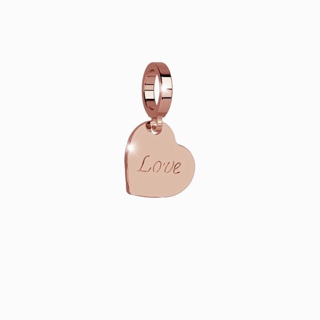 Rebecca Rose Gold Love Heart Pendant