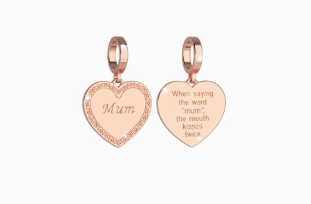 Rebecca Rose Gold Mum Pendant