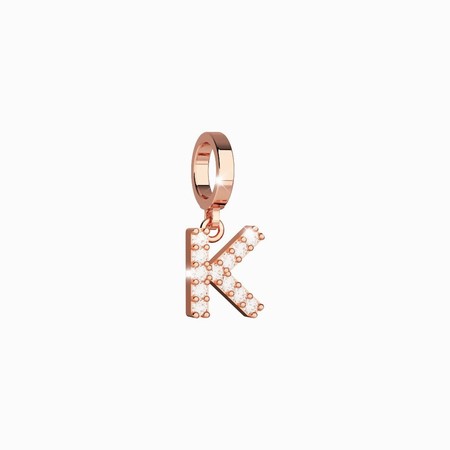 Rebecca Rose Gold K with CZ