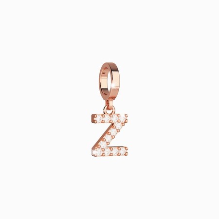 Rebecca Rose Gold Z with CZ