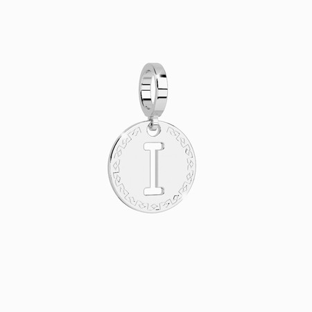 Rebecca Silver Small I Pendant