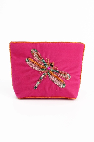 My Doris Pink Dragonfly Small Purse