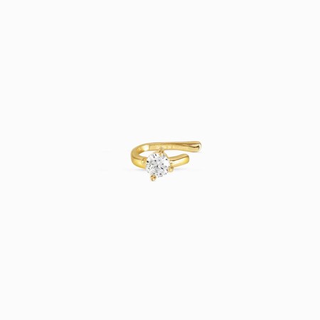 Nomination Sentimental Gold Ear Cuff Shape Round