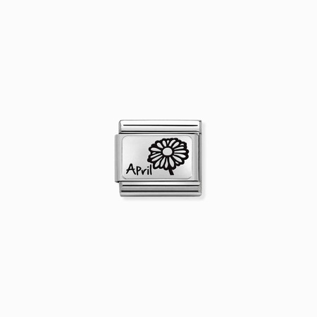 Nomination Silver April - Daisy Composable Charm