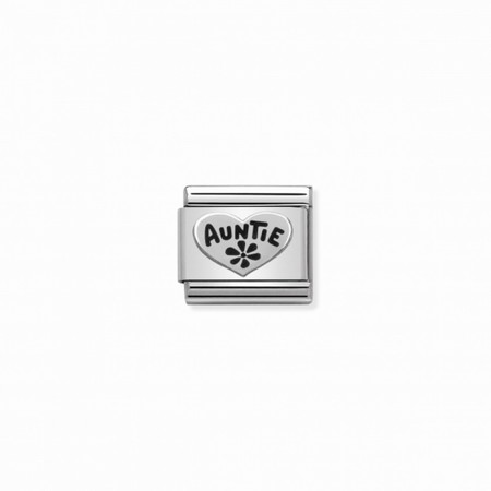 Nomination Silver Auntie Heart Composable Charm