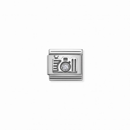 Nomination Silver Camera CZ Composable Charm