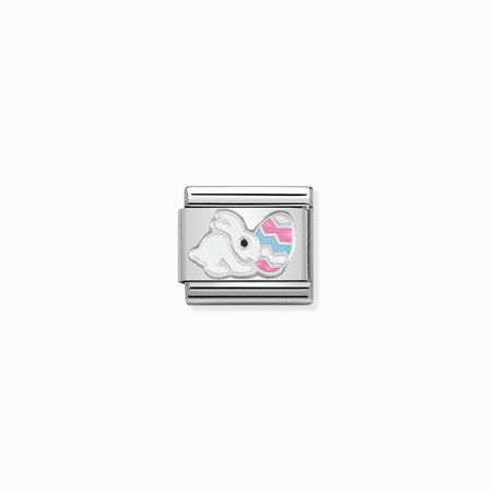 Nomination Silver Easter Rabbit Composable Charm