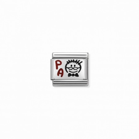 Nomination Silver Grandpa Enamel Composable Charm