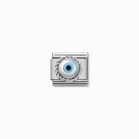 Nomination Silver Greek Eye Stone Composable Charm