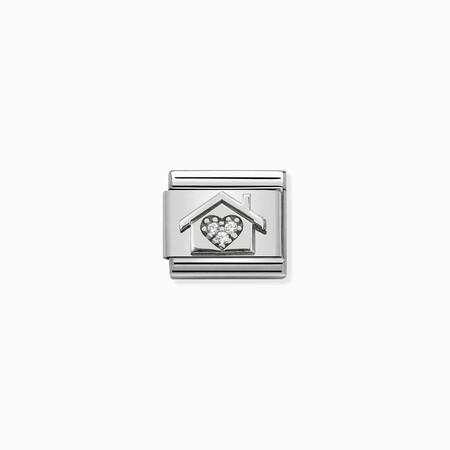 Nomination Silver Home with Heart Composable Charm