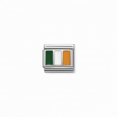 Nomination Silver Ireland Flag Composable Charm