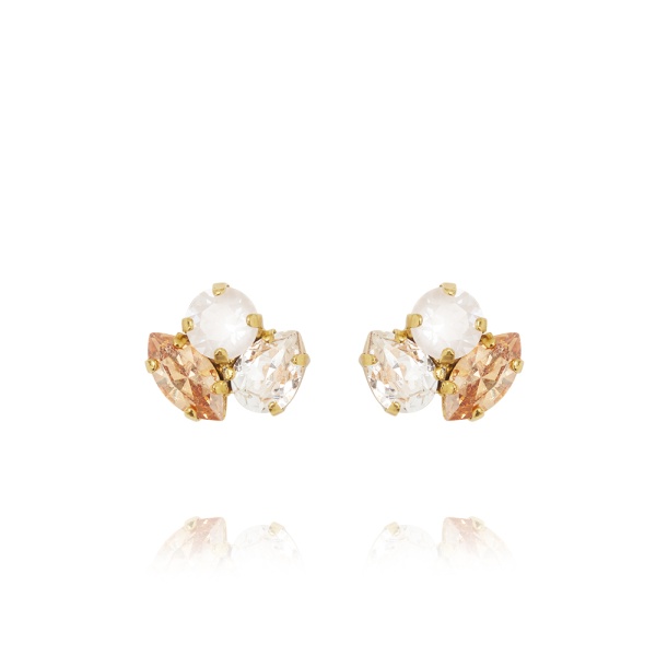 Caroline Svedbom Gold Ana Earrings - Golden Combo