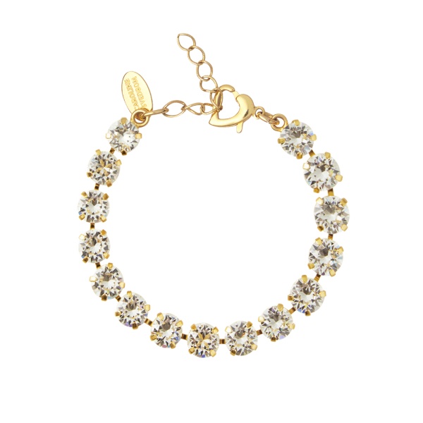 Caroline Svedbom Gold Cora Bracelet - Crystal